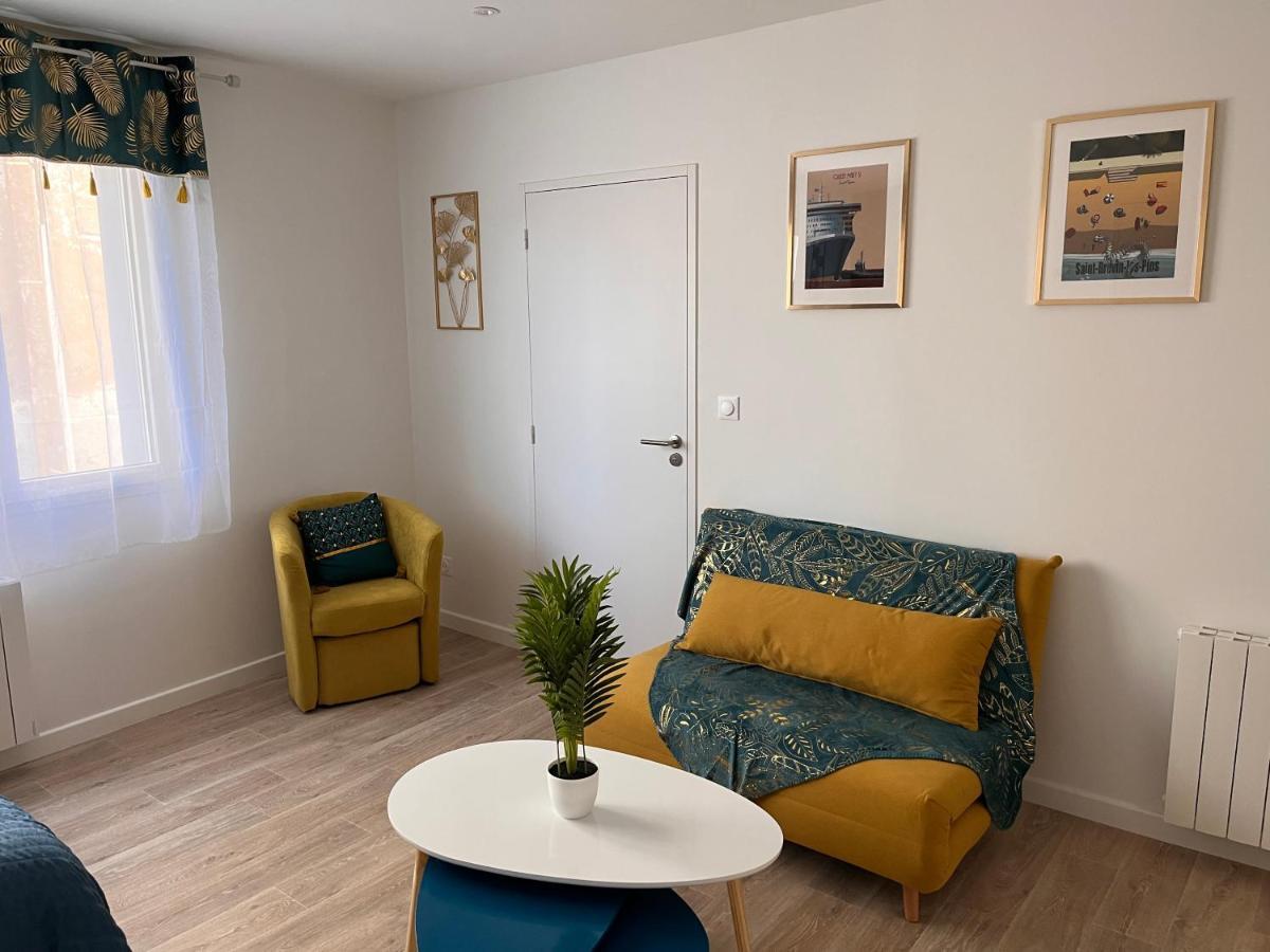 Studio Cosy Avec Terrasse, Proche Chantiers Et Airbus Saint-Nazaire  Eksteriør billede