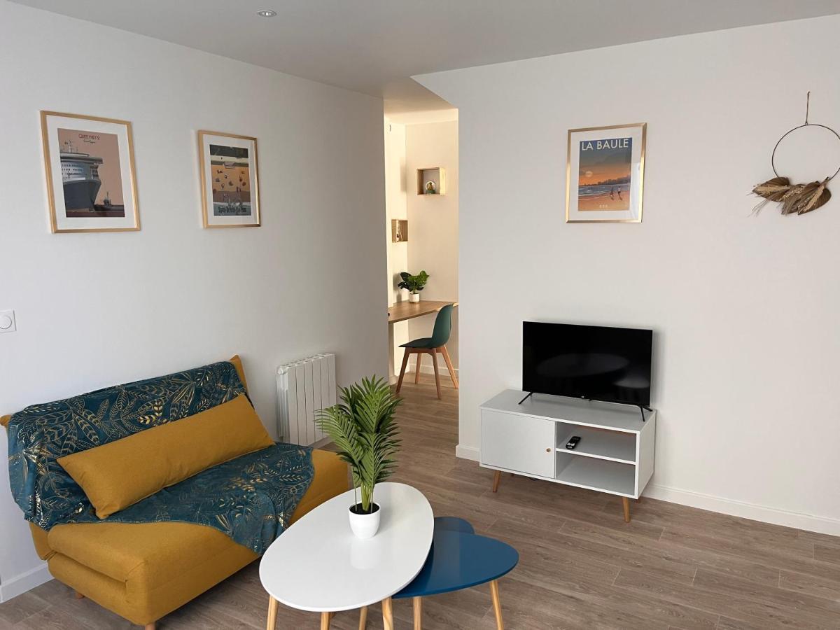 Studio Cosy Avec Terrasse, Proche Chantiers Et Airbus Saint-Nazaire  Eksteriør billede